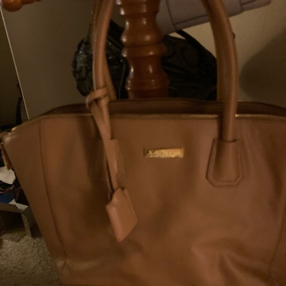 Joy & Iman Classic Brown Tote with multiple pockets. Great work bag - Picture 2 of 10